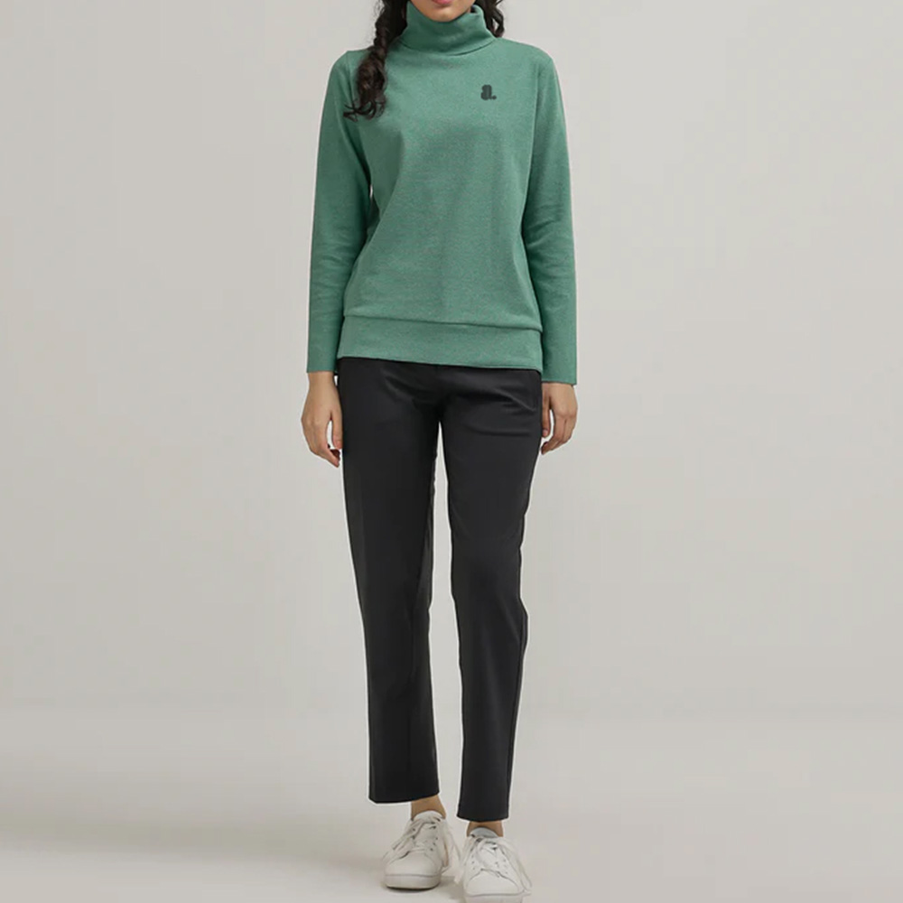 Women Long Sleeve Turtle Neck T-Shirts