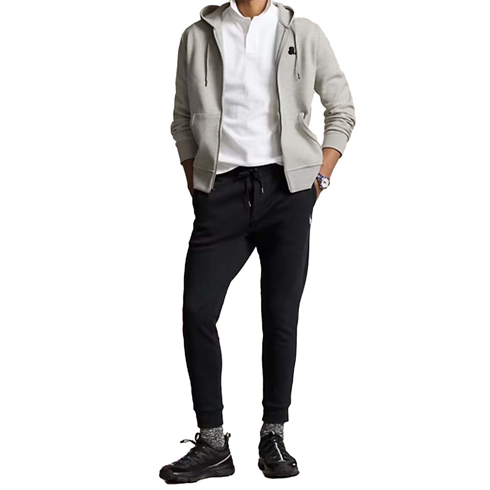 Single Color Zipper Hoodie Men