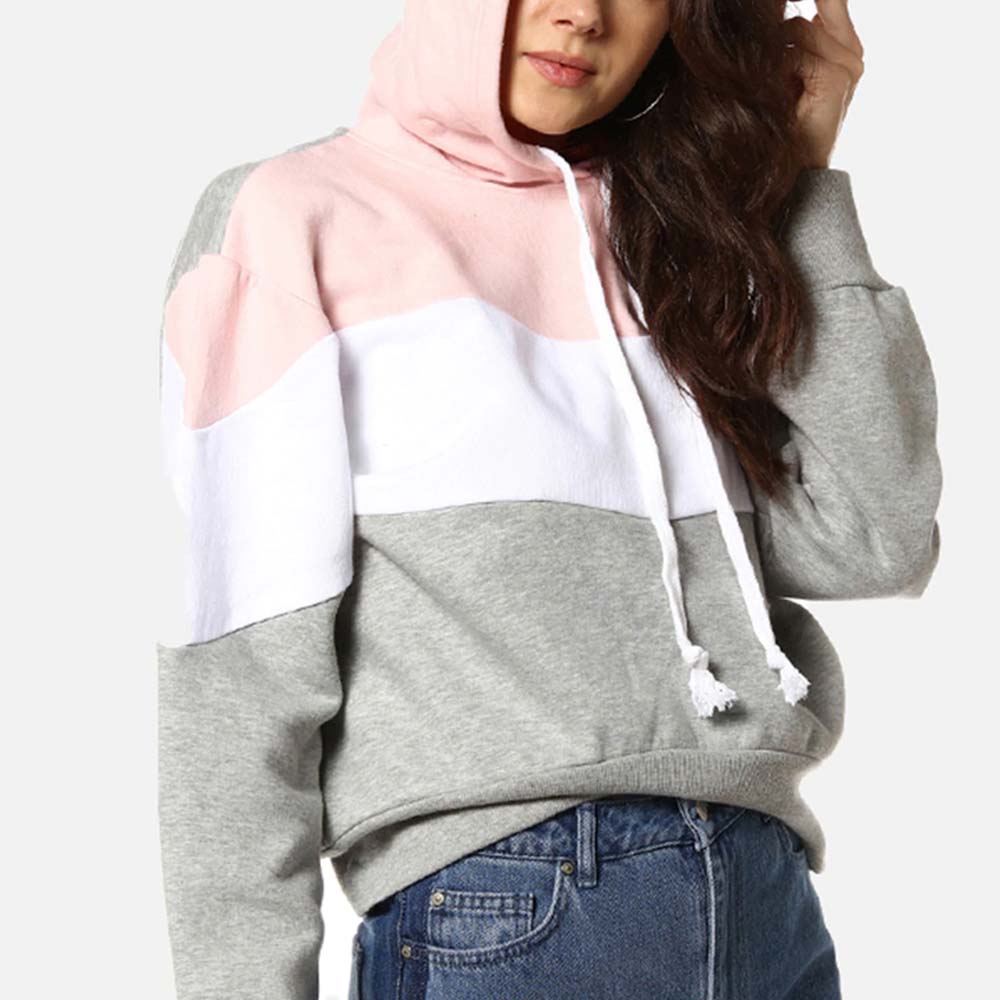 Blok Pull Over Hoodie Women