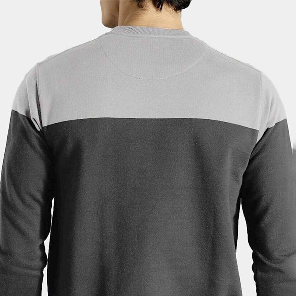 Men Block Sweat Shirt - Image 3