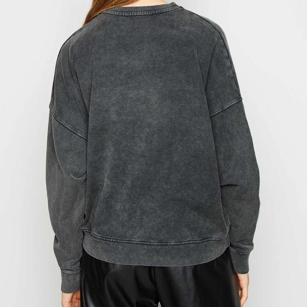 Women Acid Wash Sweatshirt - Image 3