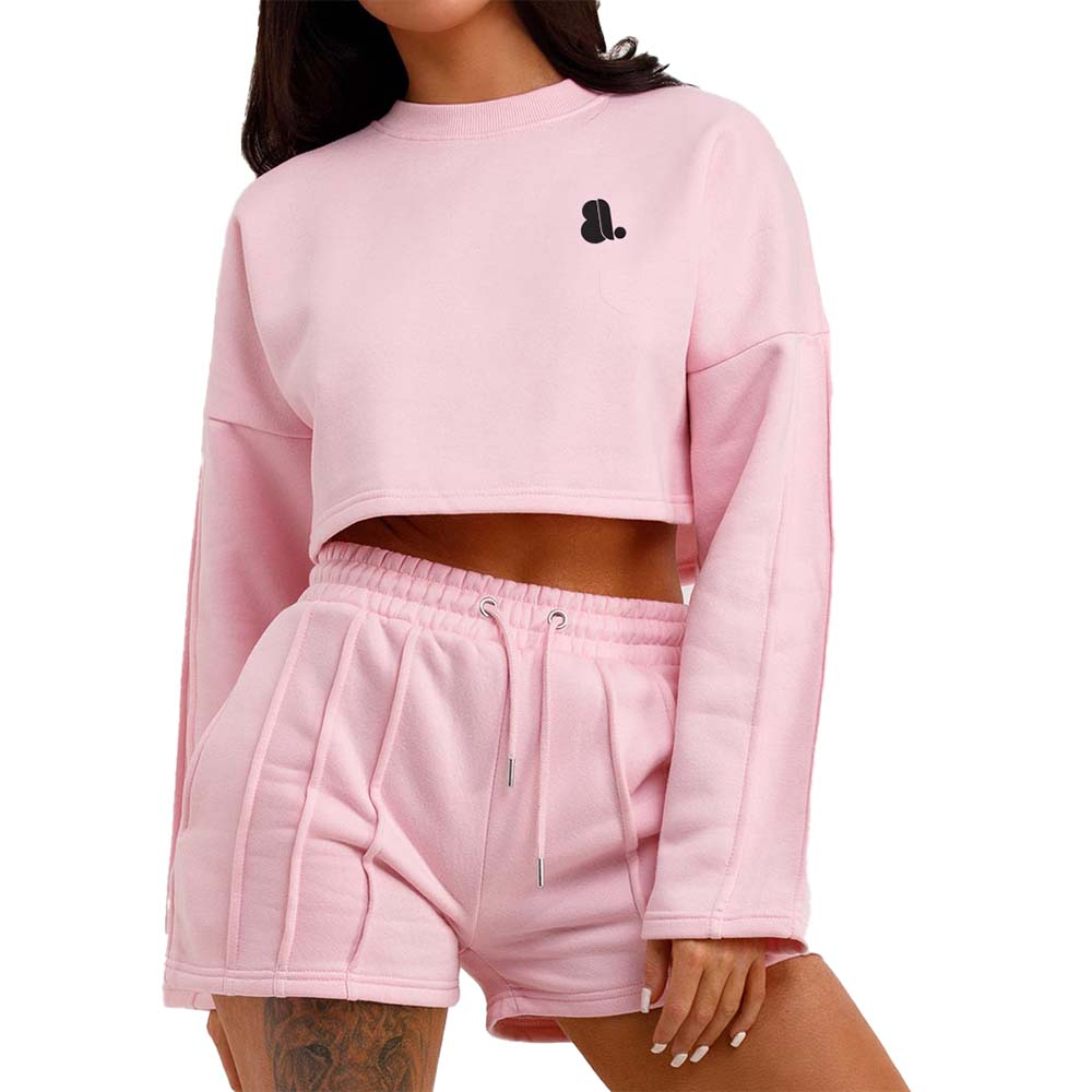 Women Crop Top Sweatshirt