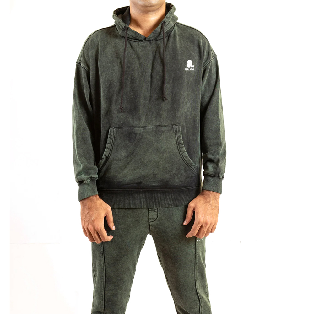 Acid Wash Pull Over Track Suit Men