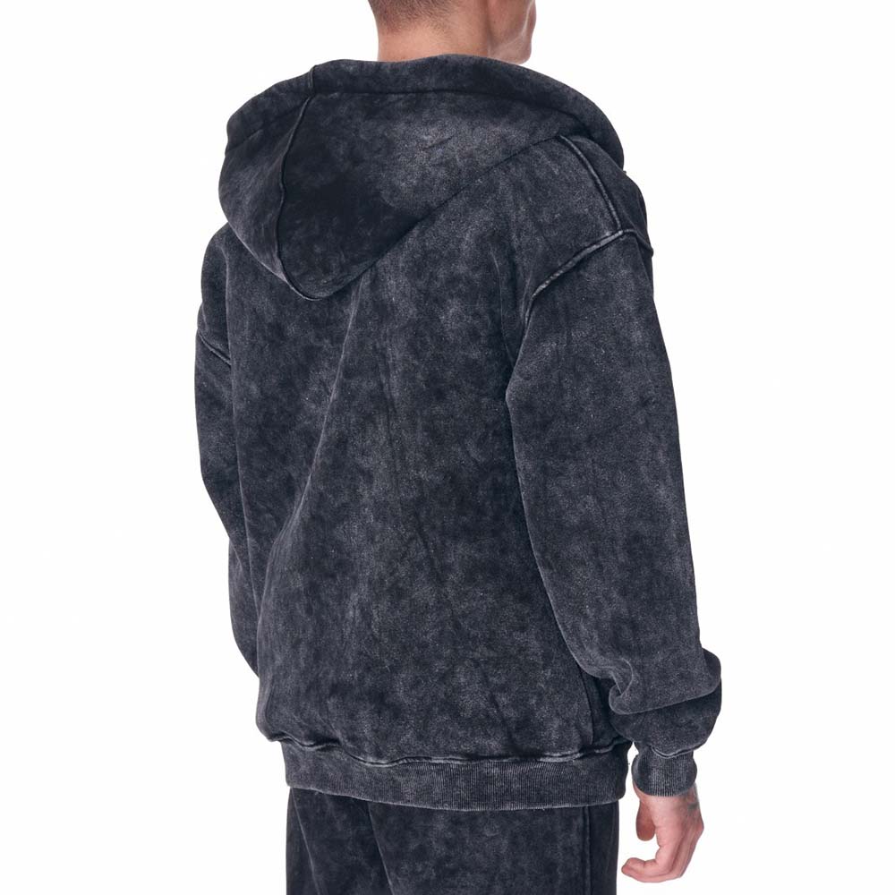 Acid Wash Zipper Track Suit Men - Image 4