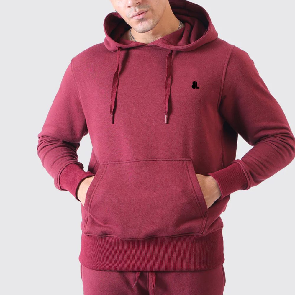 Single Color Pull Over Track Suit Men