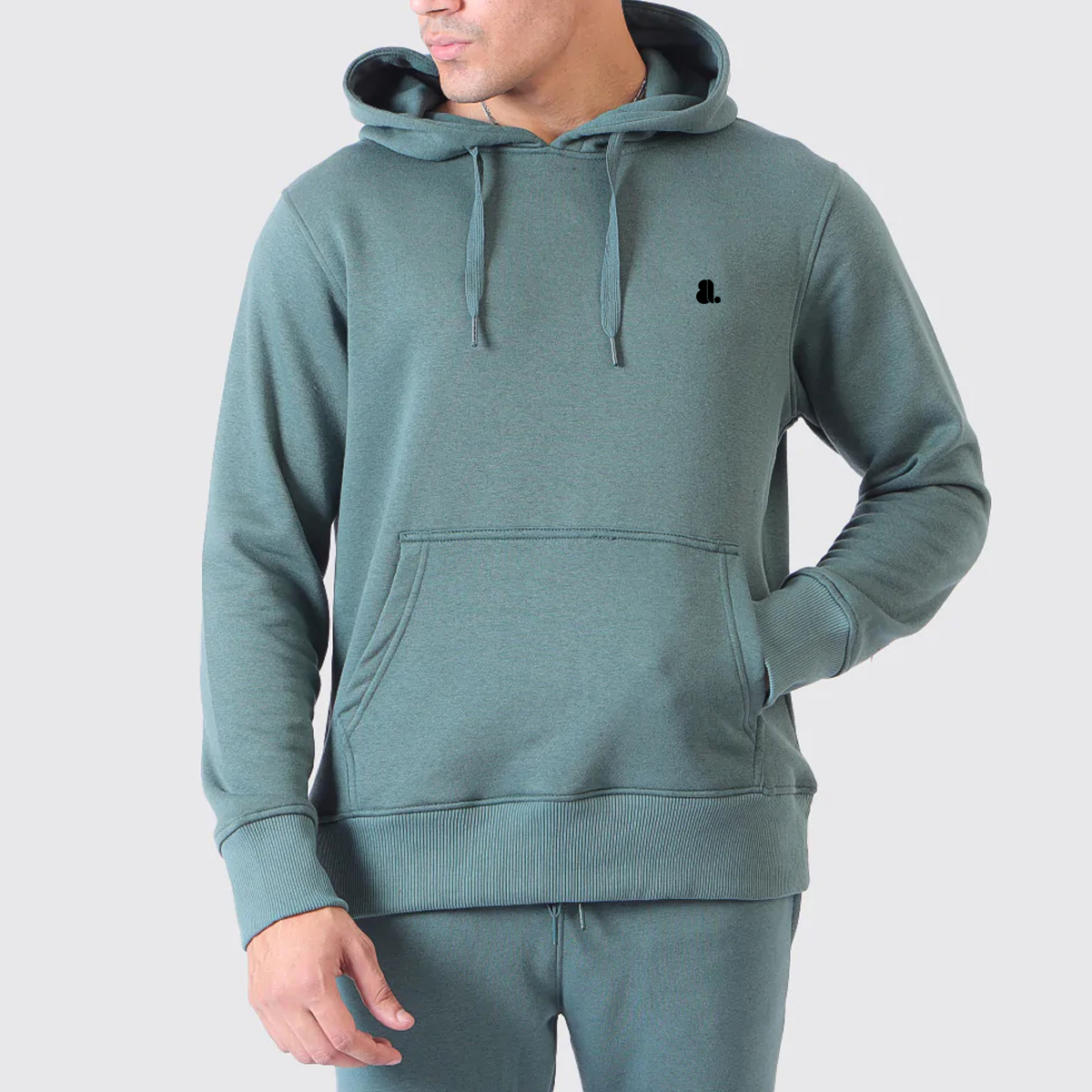 Single Color Pull Over Track Suit Men - Image 2