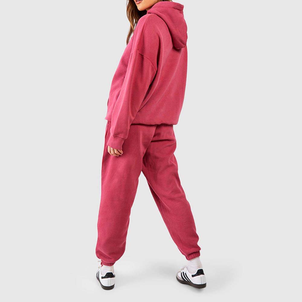 Acid Wash Pull Over Track Suit Women - Image 4