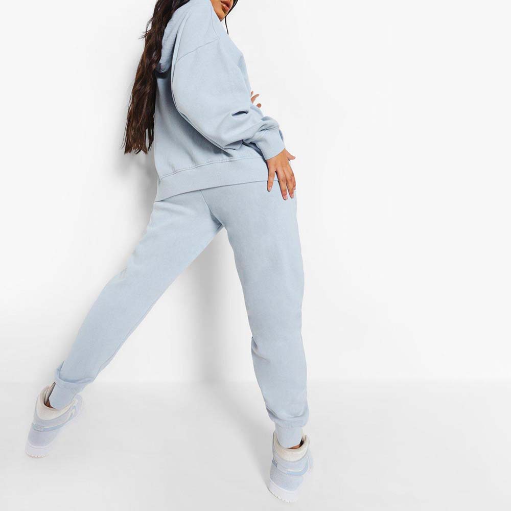 Acid Wash Pull Over Track Suit Women - Image 4