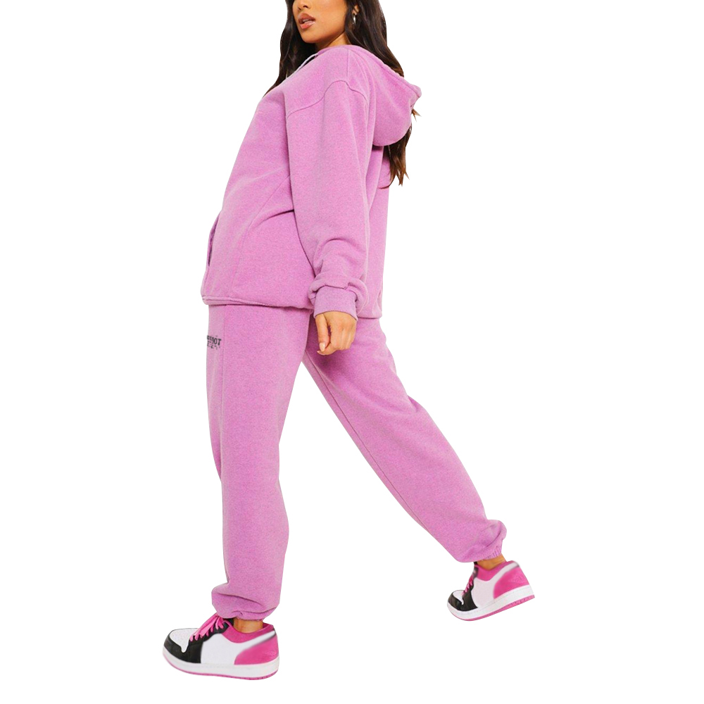 Acid Wash Pull Over Track Suit Women - Image 3