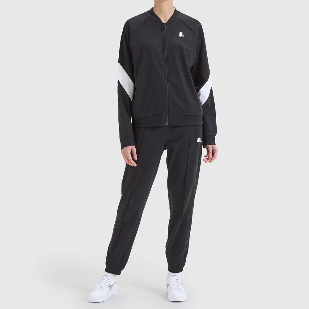 Block Zipper Track Suit Women