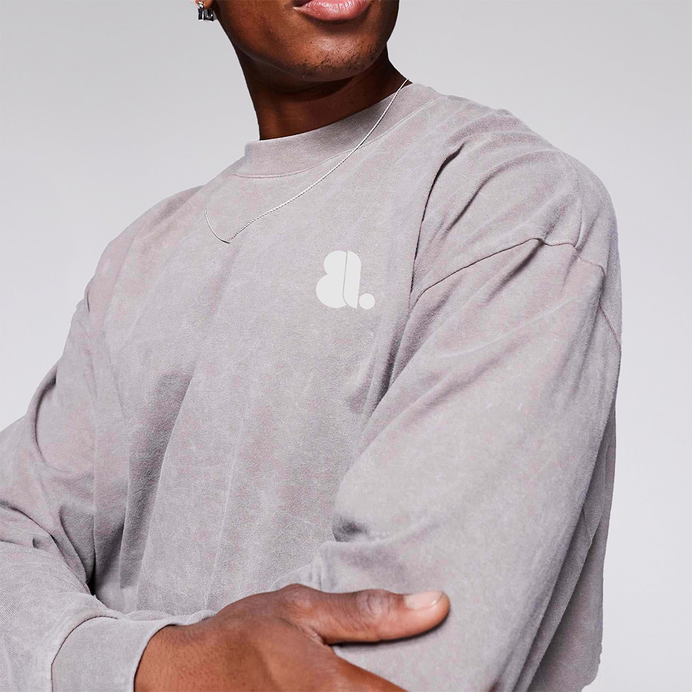 Men Acid Wash Oversize Long Sleeve Tee - Image 5