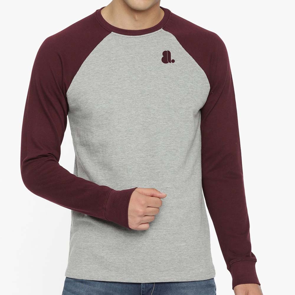 Men Raglan Sweat Shirt