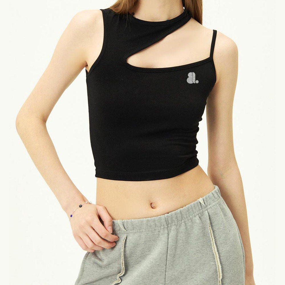 Women Cut Out Tank Top - Image 4