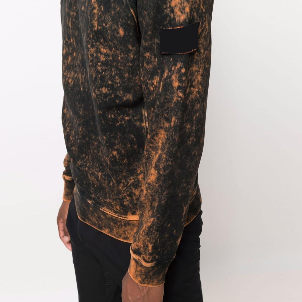 Acid Wash Pullover Hoodie Men - Image 3