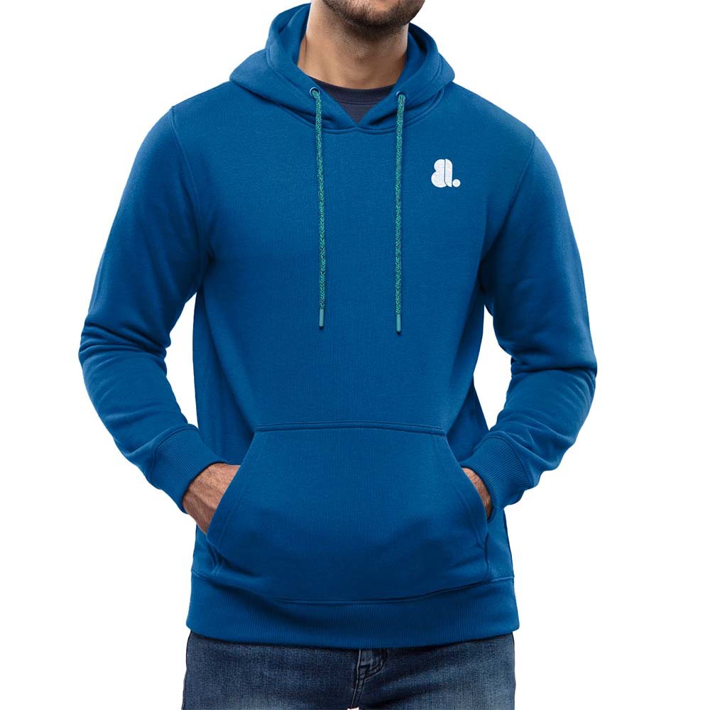 Single Color Pull Over Hoodie Men