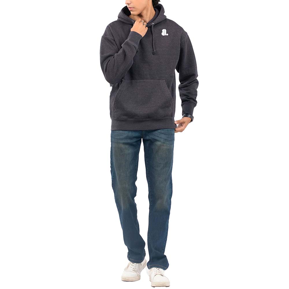 Single Color Pull Over Hoodie Men