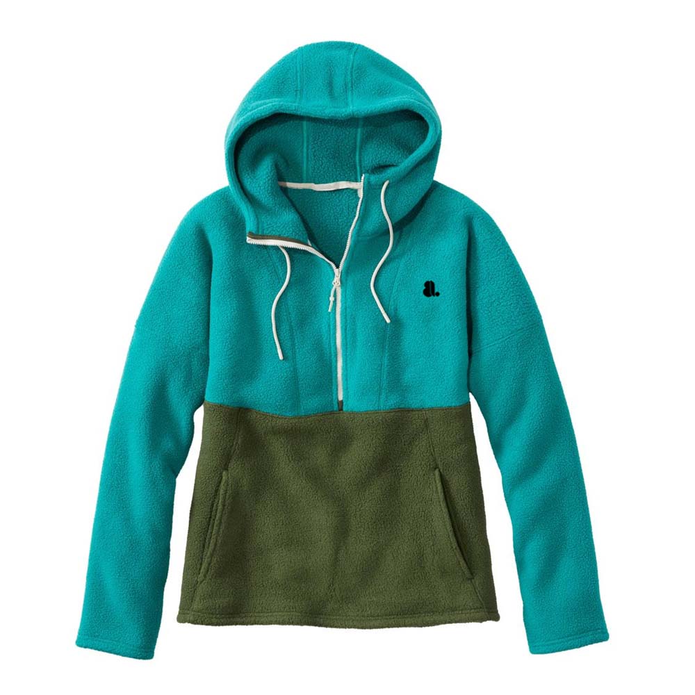 Blok Zipper Hoodie Women