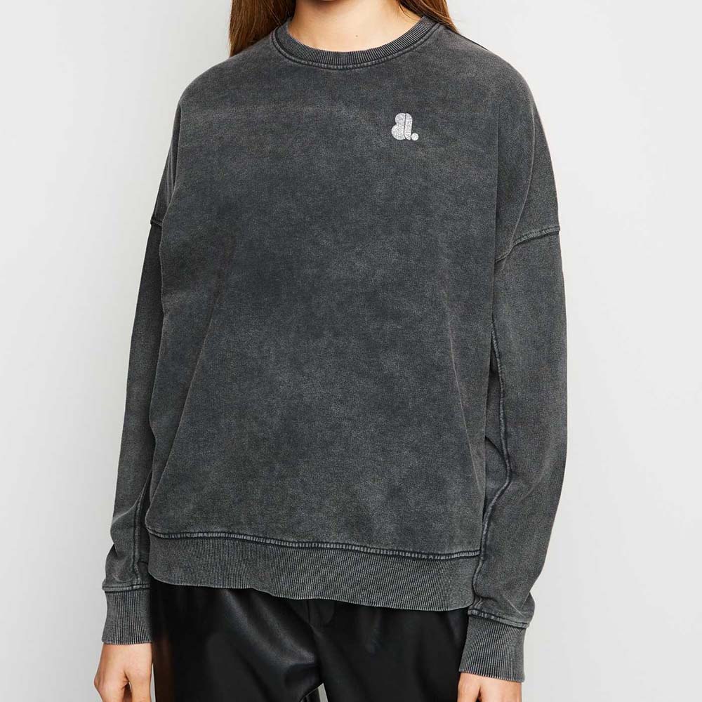 Women Acid Wash Sweatshirt