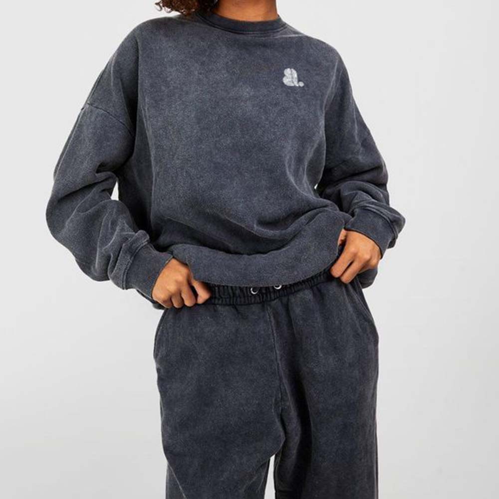 Women Acid Wash Sweatshirt