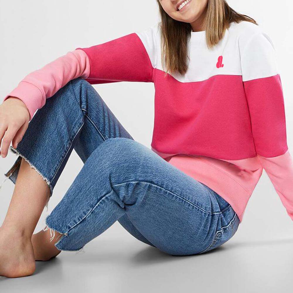 Women Block Sweatshirt
