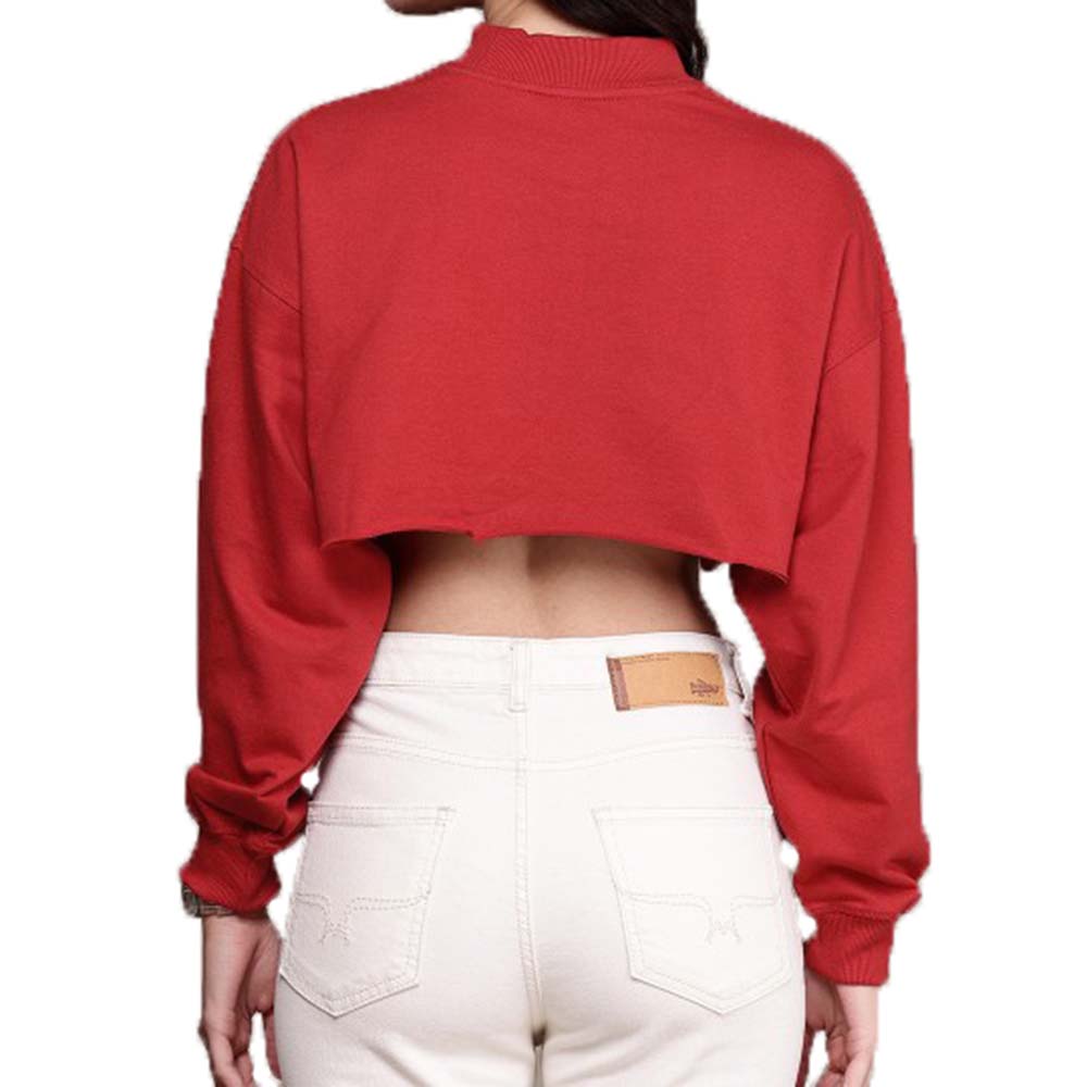 Women Crop Top Sweatshirt - Image 4
