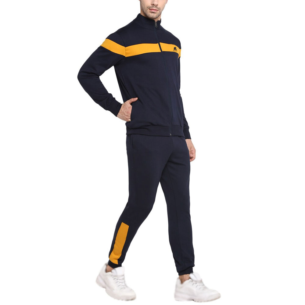 Block Zipper Track Suit Men