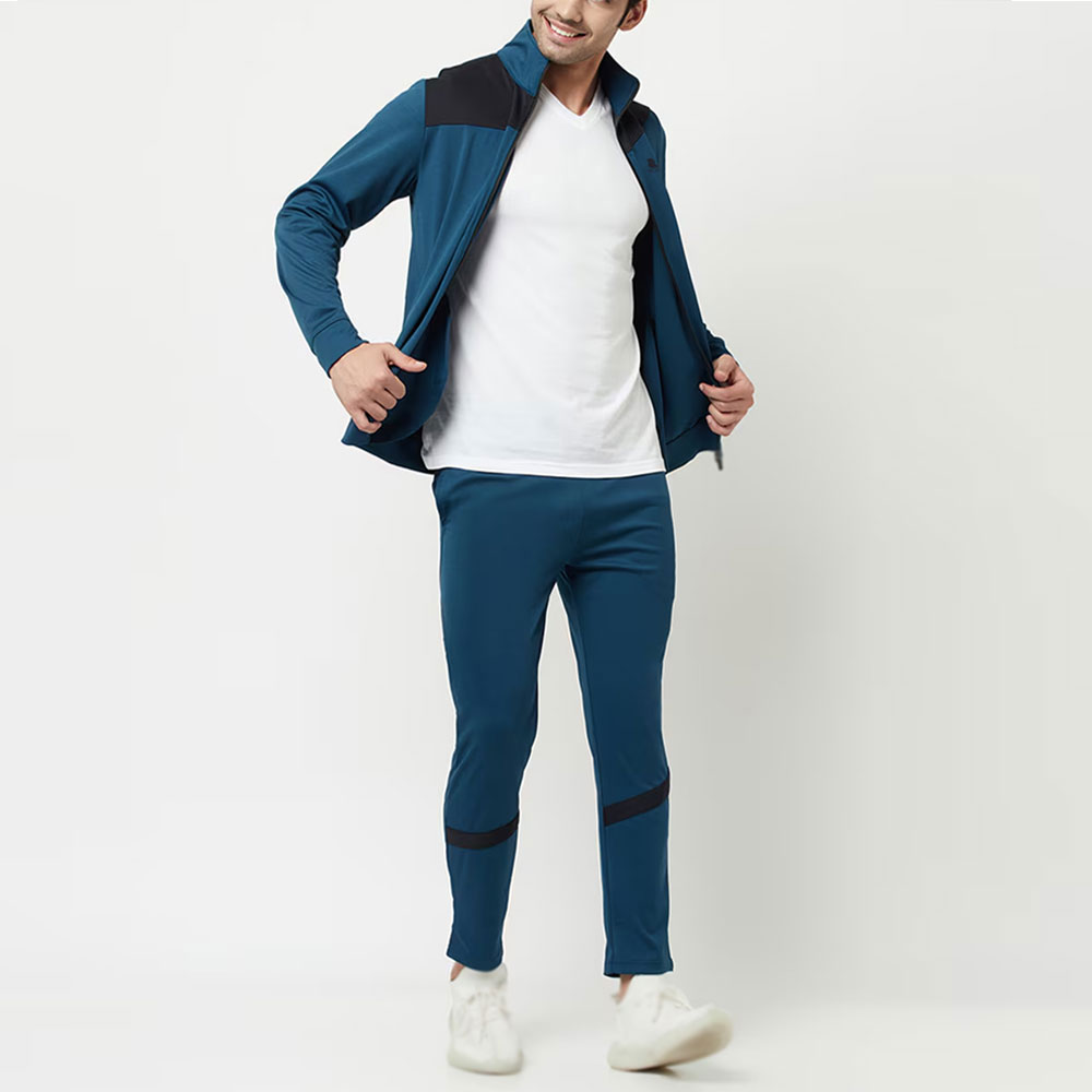 Block Zipper Track Suit Men - Image 3