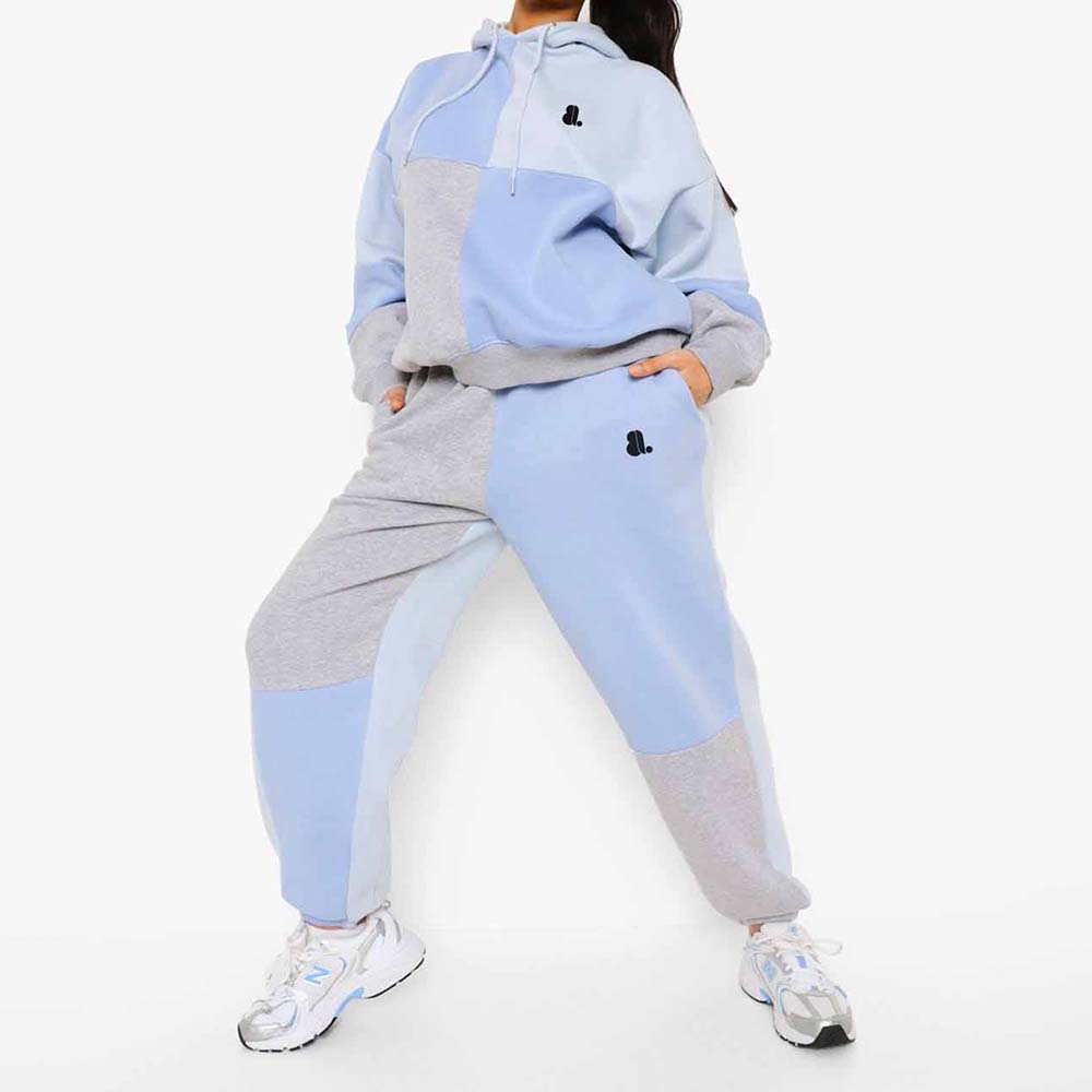 Block Pull Over Track Suit Women