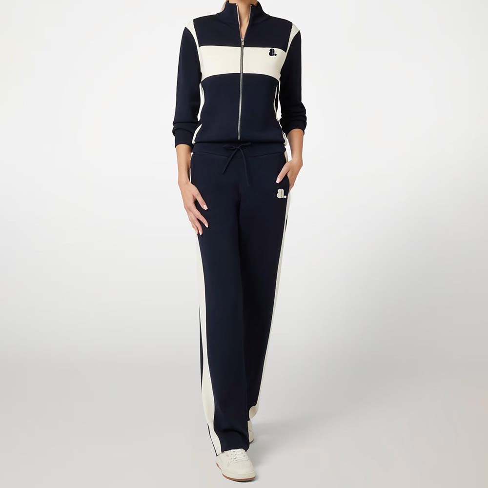 Block Zipper Track Suit Women