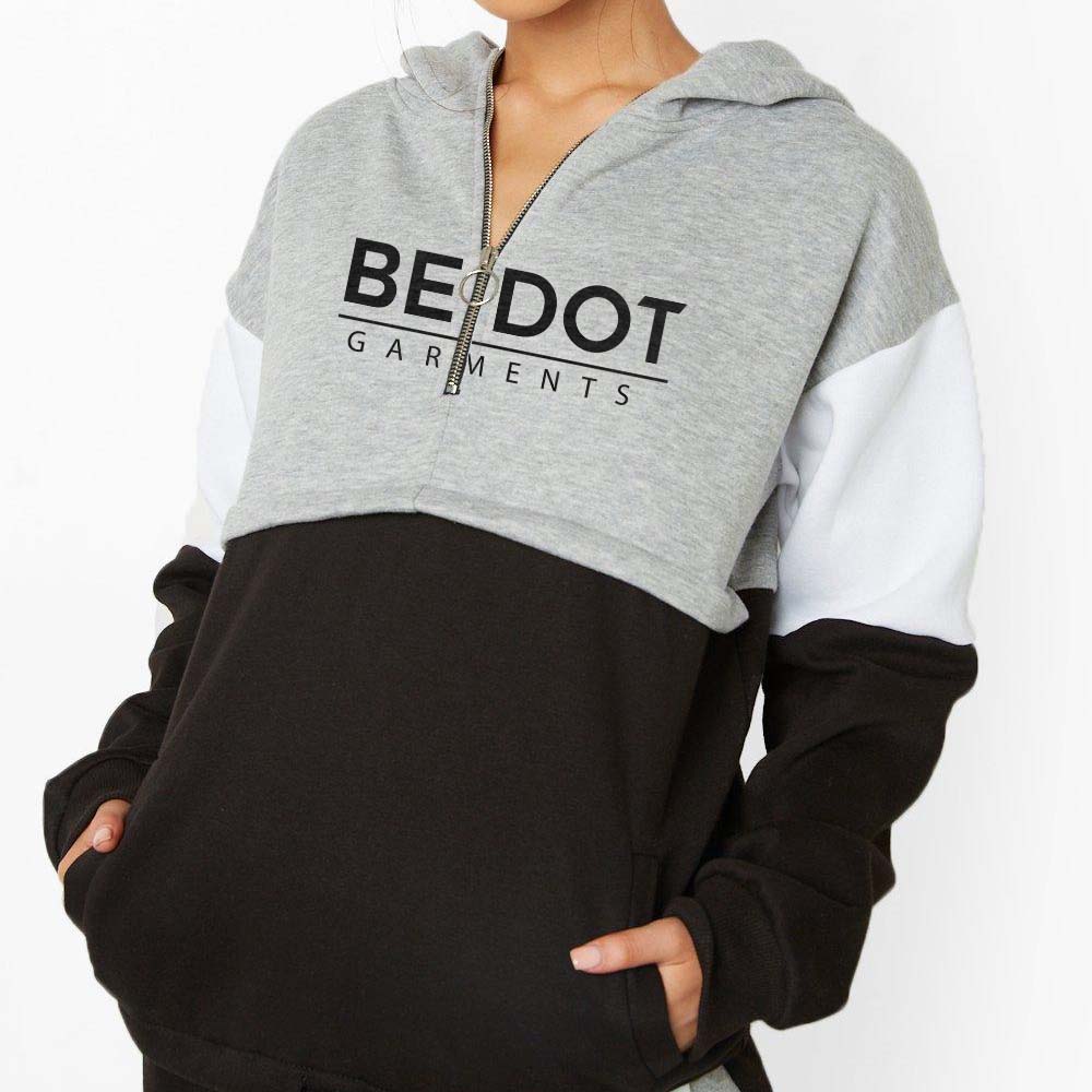 Block Zipper Track Suit Women - Image 3