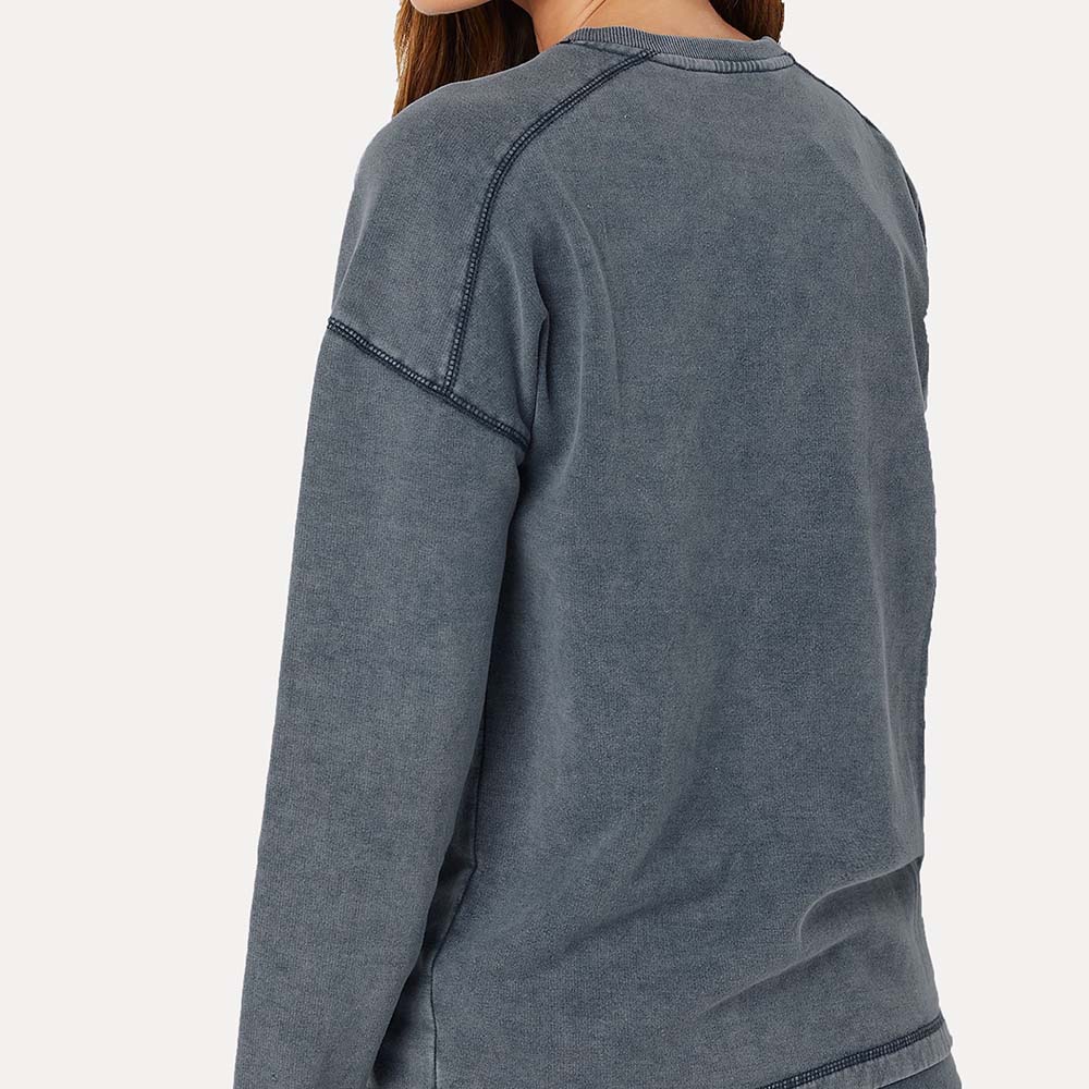 Women Acid Wash Sweatshirt - Image 4