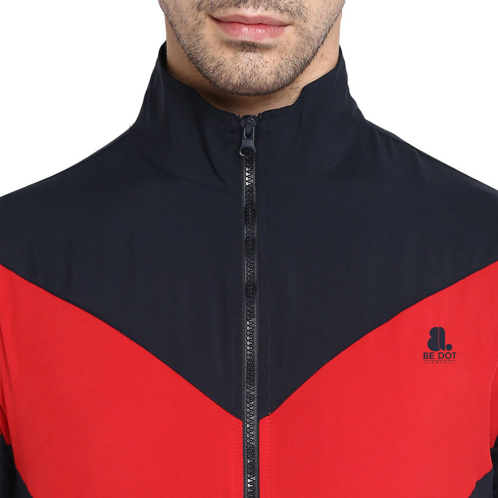 Block Zipper Track Suit Men - Image 5