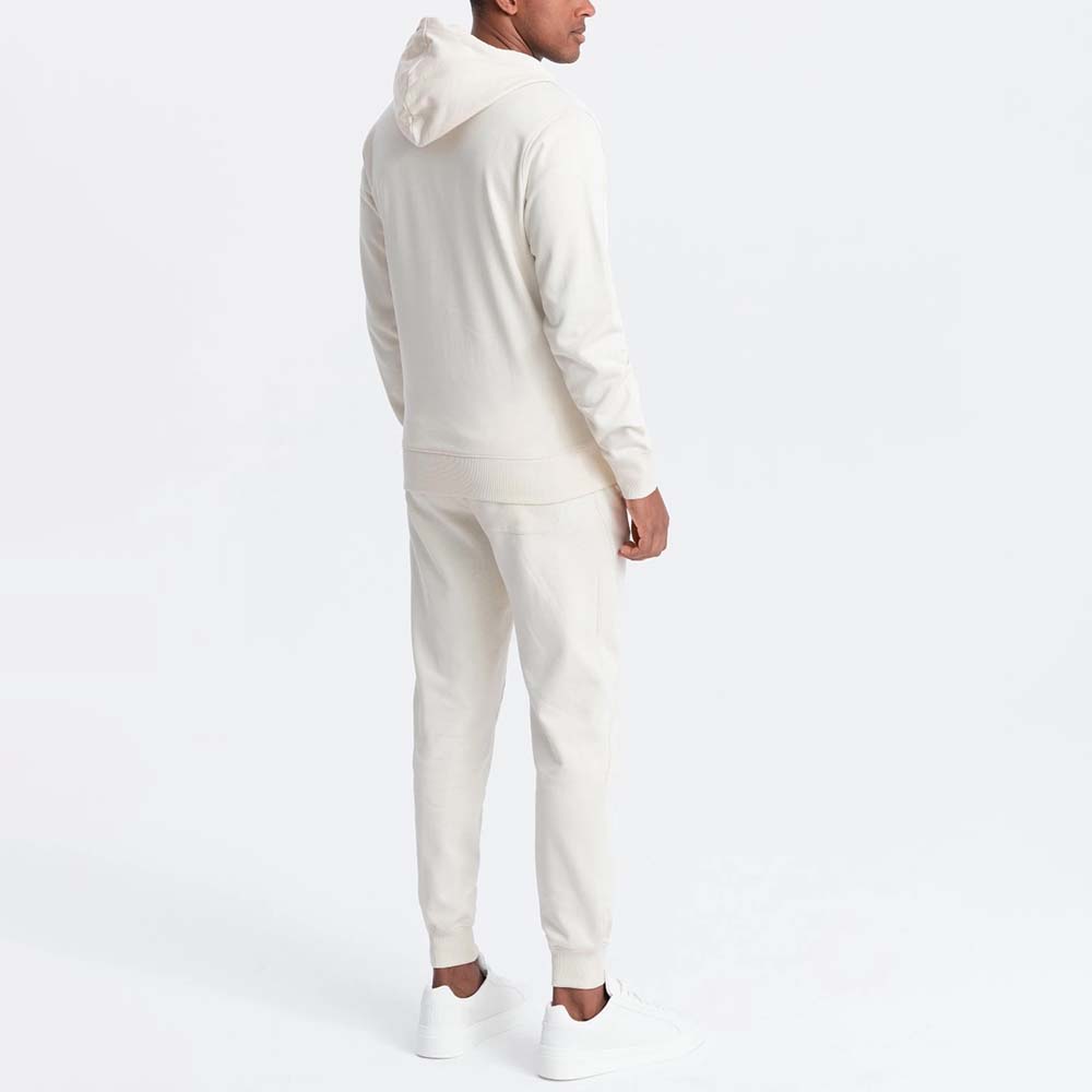 Single Color Zipper Track Suit Men - Image 4