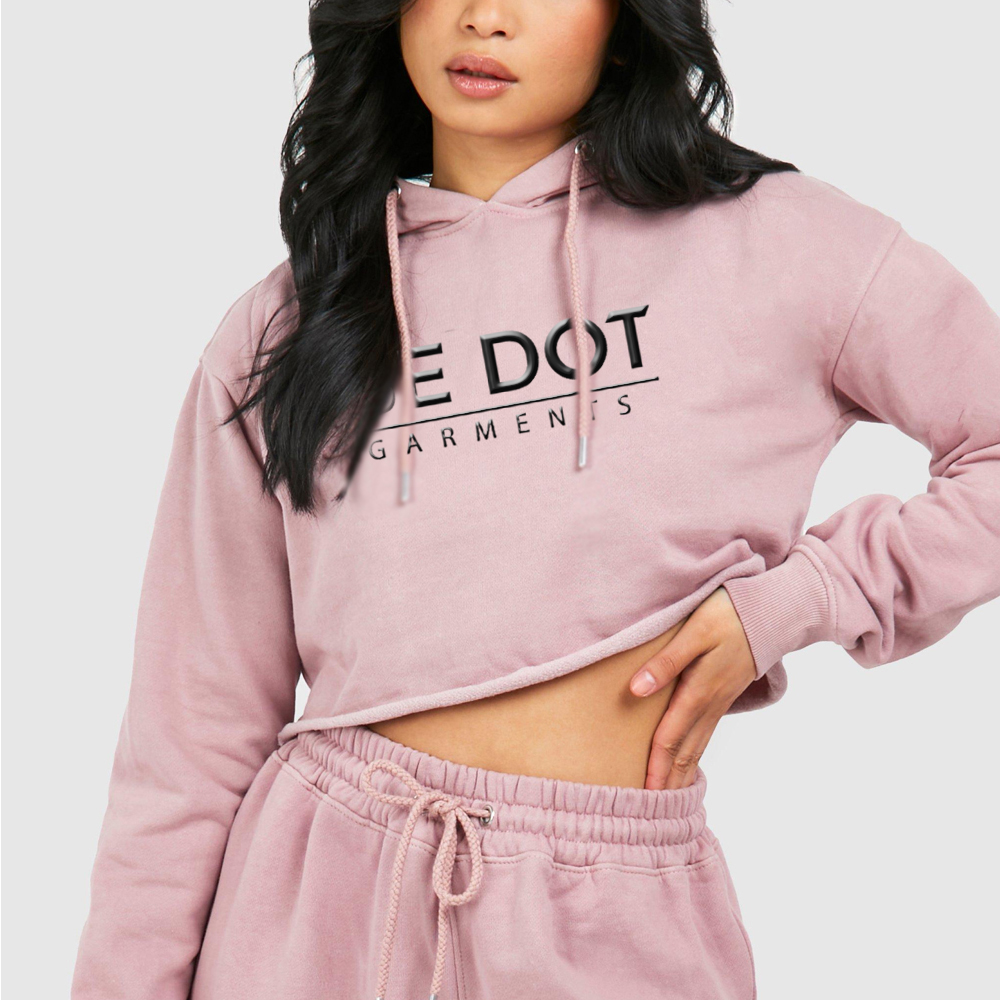 Acid Wash Pull Over Track Suit Women