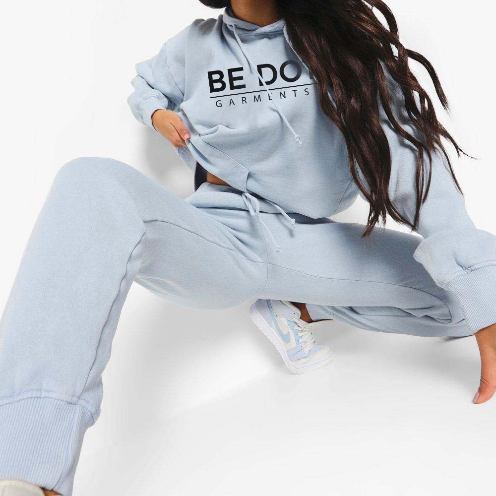Acid Wash Pull Over Track Suit Women - Image 3