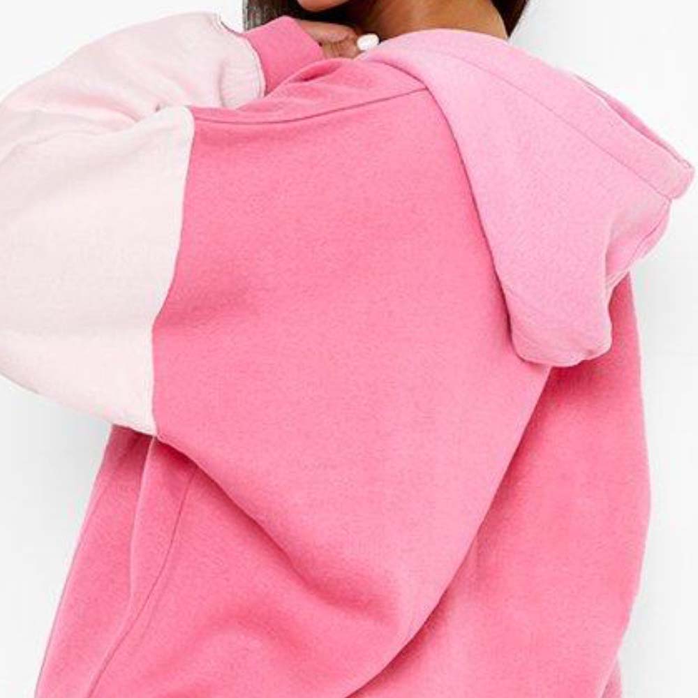 Block Zipper Track Suit Women - Image 5