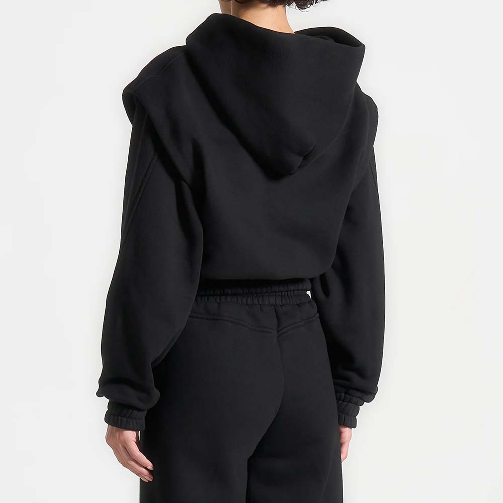 Single Color Zipper Track Suit Women - Image 5