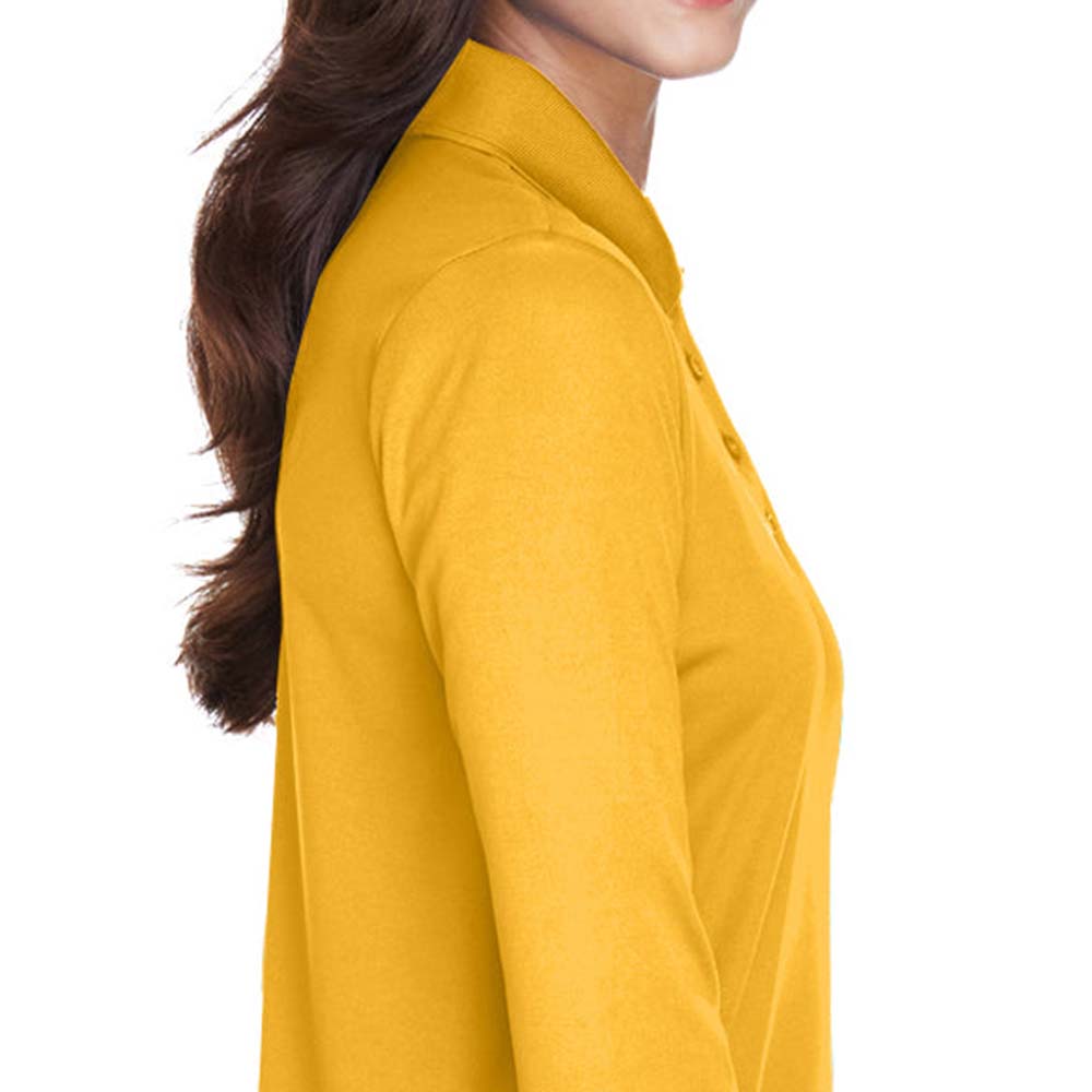 Women Long Placket Sleeve T-Shirt - Image 4