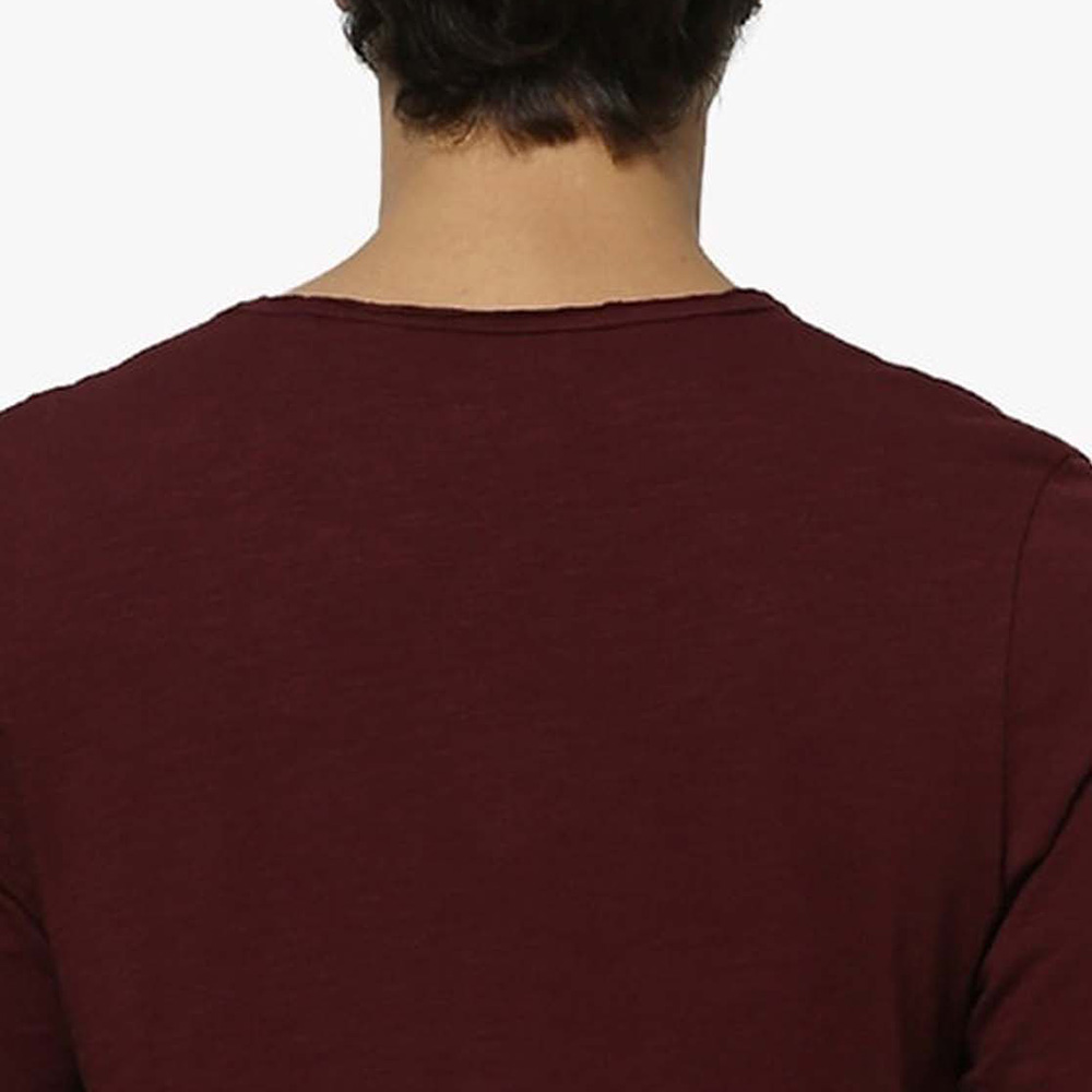 Men Scoop Neck Long Sleeve Tee - Image 5