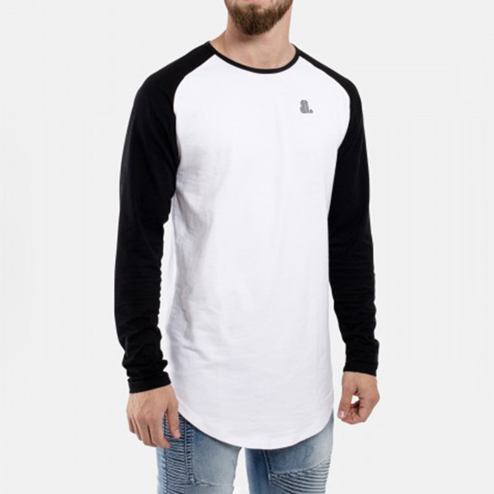 Men Longline Long Sleeve Tee