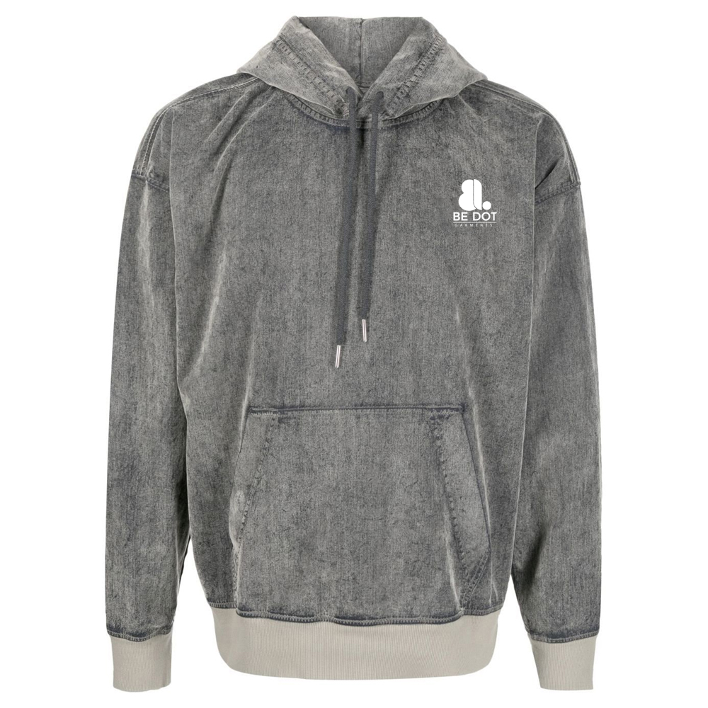 Acid Wash Pullover Hoodie Men