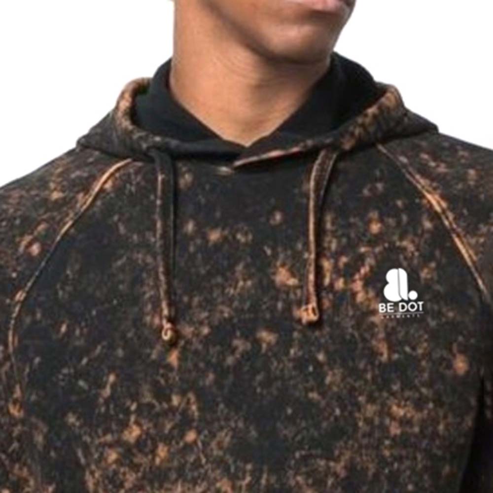 Acid Wash Pullover Hoodie Men - Image 5