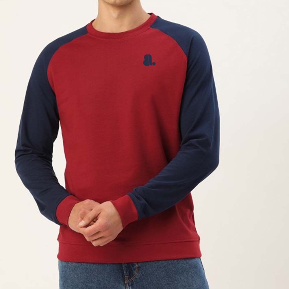 Men Raglan Sweat Shirt
