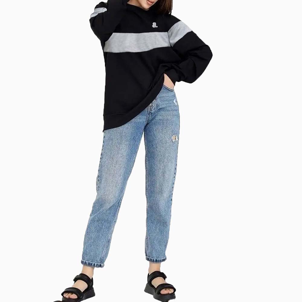 Women Block Sweatshirt