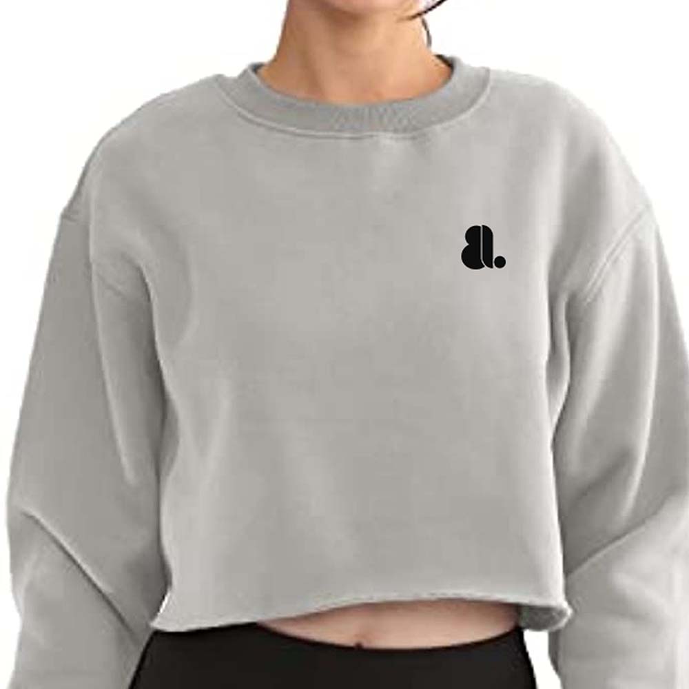 Women Crop Top Sweatshirt