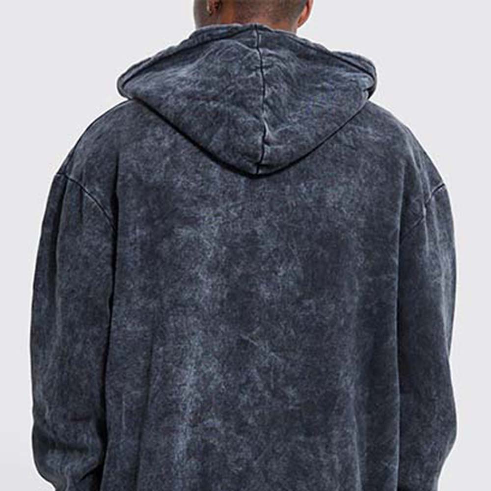 Acid Wash Zipper Track Suit Men - Image 5