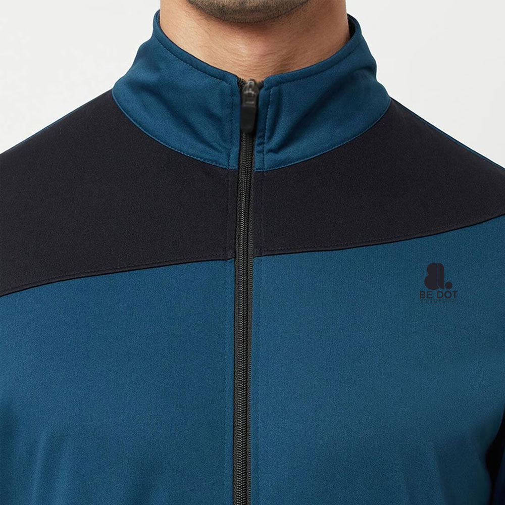 Block Zipper Track Suit Men - Image 6