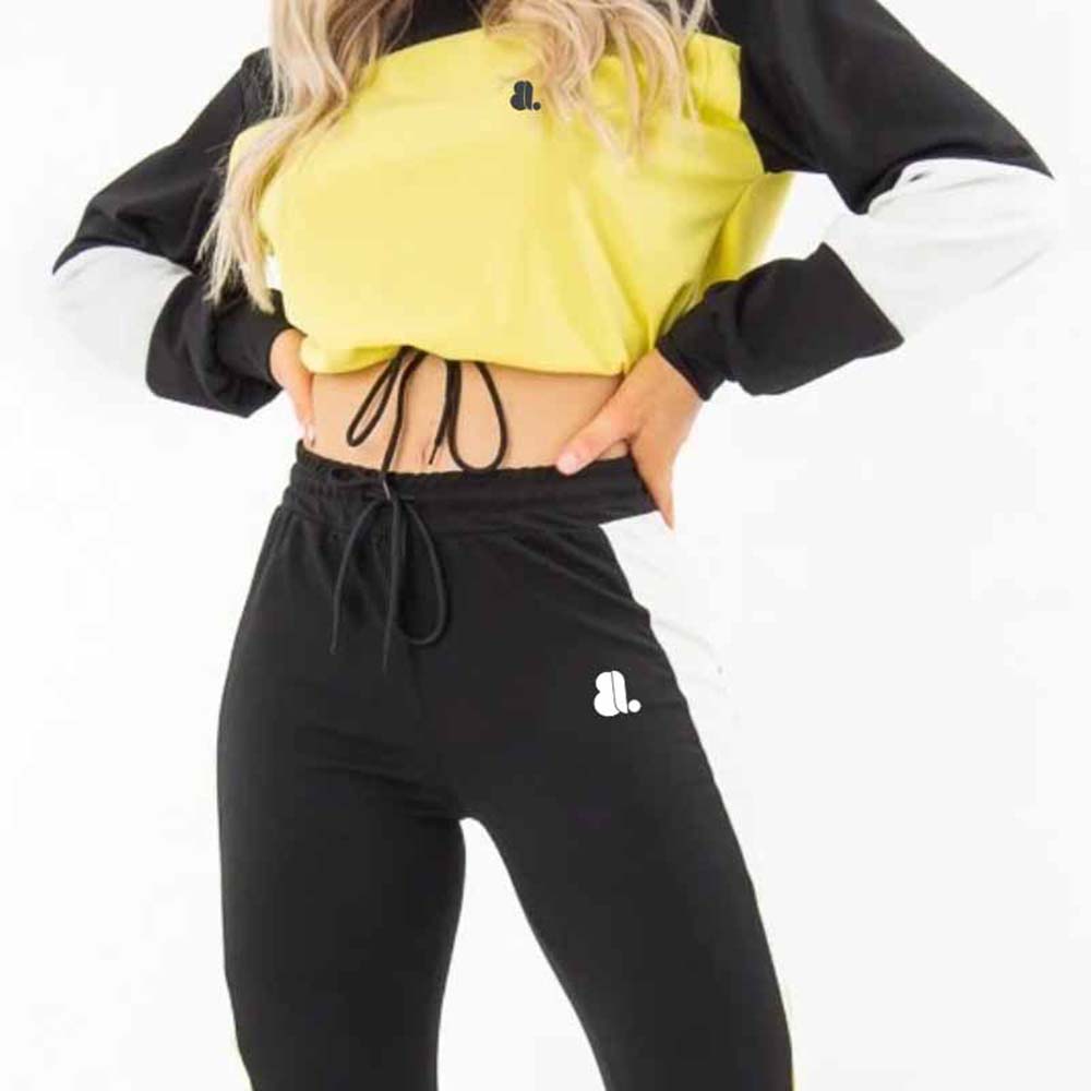 Block Pull Over Track Suit Women