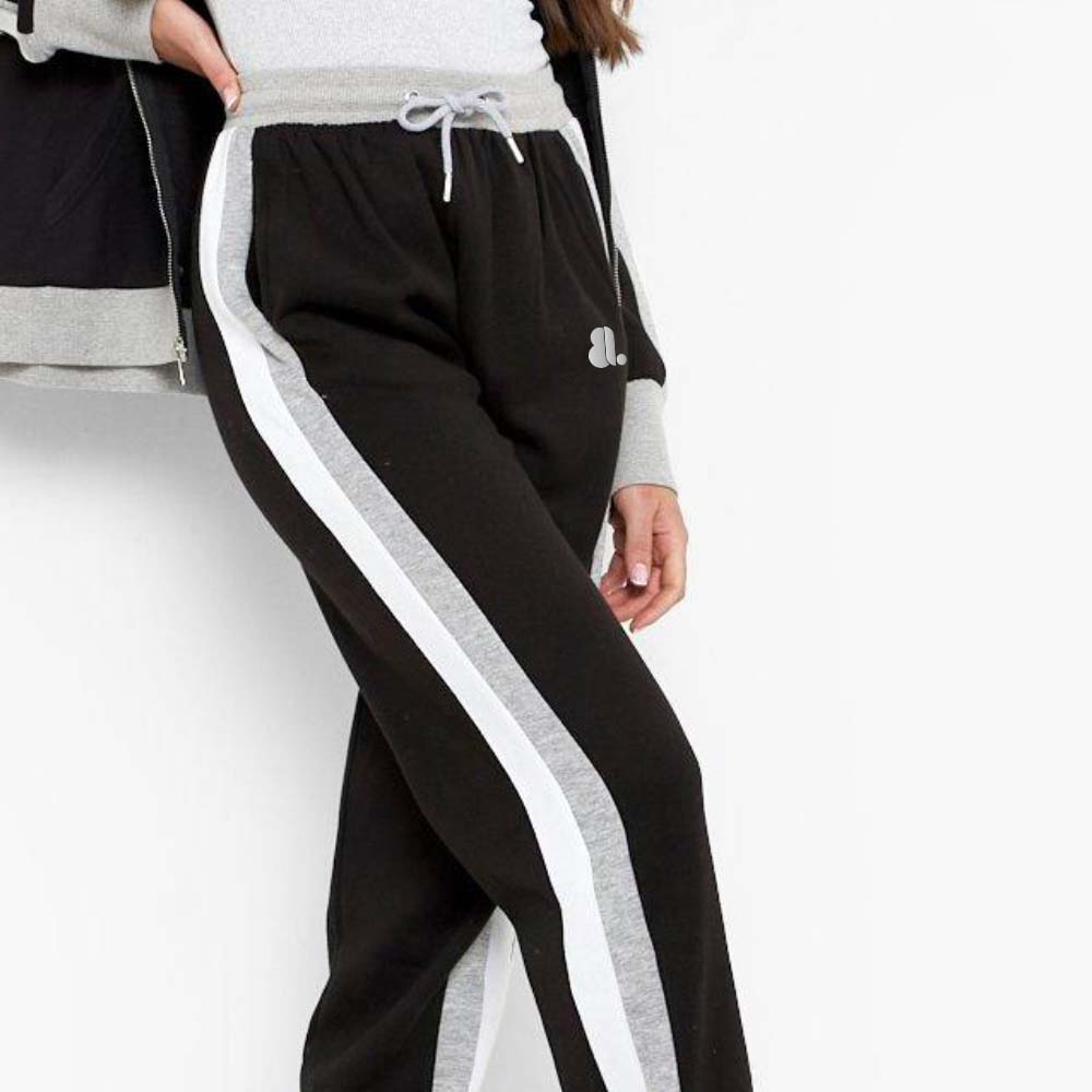 Block Zipper Track Suit Women - Image 5
