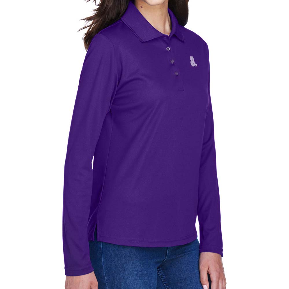 Women Long Placket Sleeve T-Shirt - Image 5